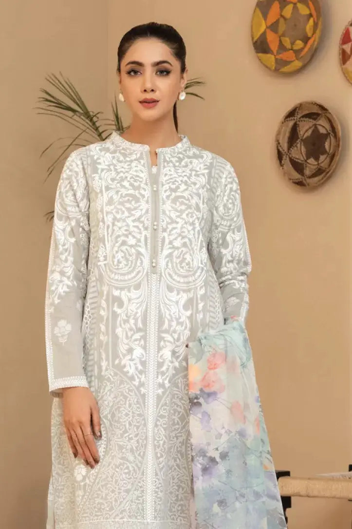 3 Piece Stitched Suit Collection By Limelight - 01