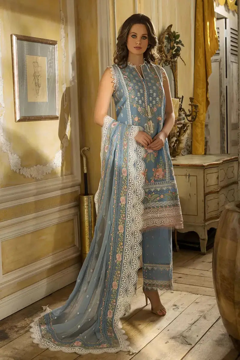 3 Piece Stitched Suit Luxury Lawn By Sobia Nazir - AN-00699