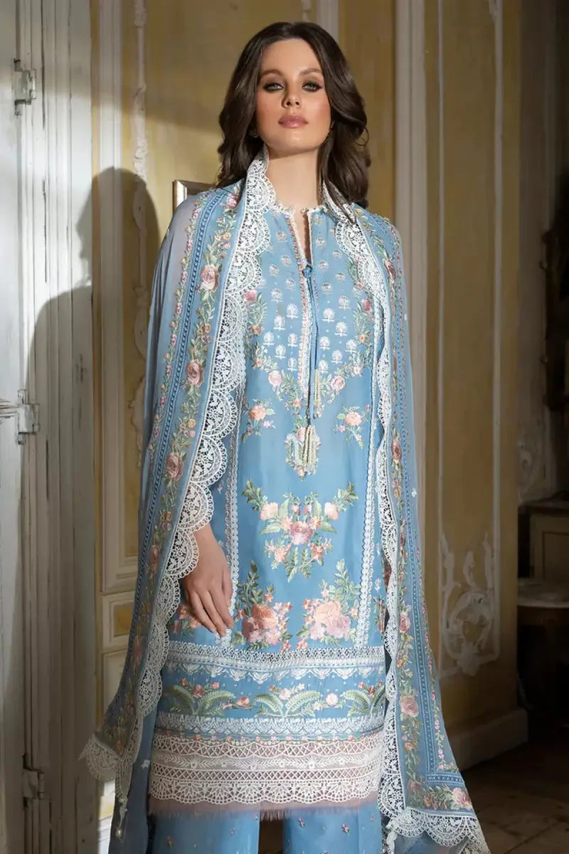 3 Piece Stitched Suit Luxury Lawn By Sobia Nazir - AN-00699