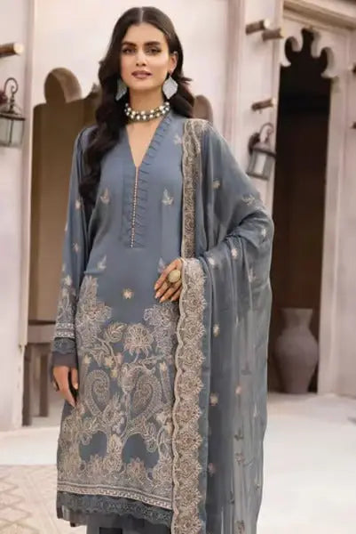 3 Piece Stitched Suits By Johra Sila - 07