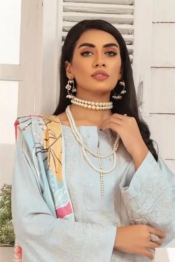 3 Piece Stitched Suits By Johra Wafa - 04