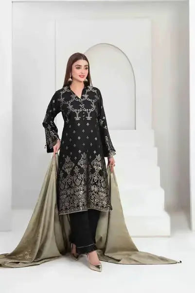 3 Piece Stitched Suits By Mishel Tawakkal - 02