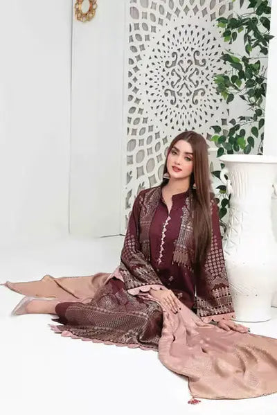 3 Piece Stitched Suits By Mishel Tawakkal - 03