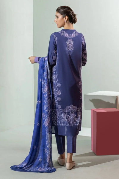 3 Pc Stitched Printed Khaddar Suit By Limelight Winter Collection - 56