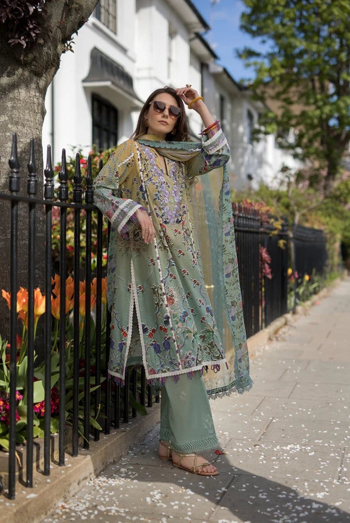 3 Piece Stitched Embroidered Printed Lawn Suit From Sobia Nazir Basics'25 Collection - 04