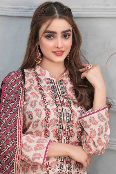 3Piece Stitched Suit By Tawakkal Devina - 04