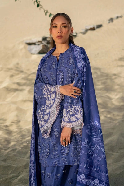 3 Piece Stitched Printed Khaddar Suit From M.Basics By Maria.B Collection - 04