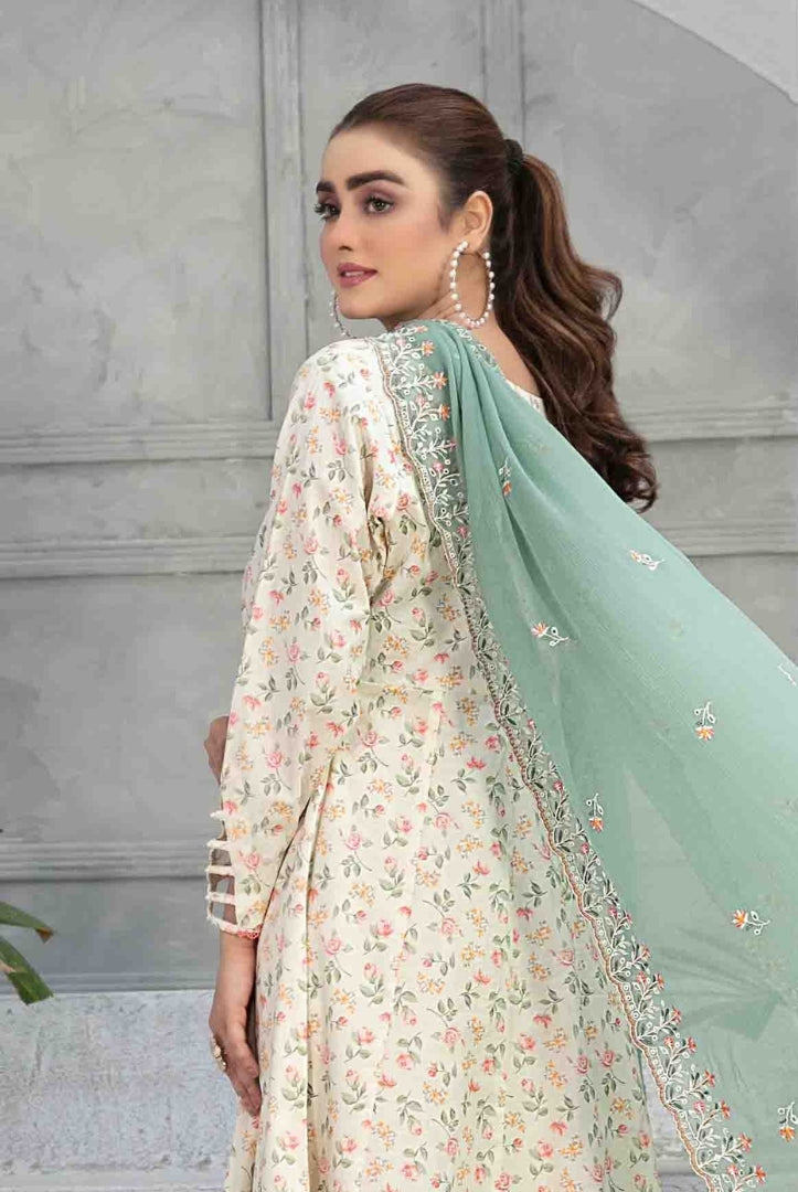 3Piece Stitched Suit By Tawakkal Zaira - 04