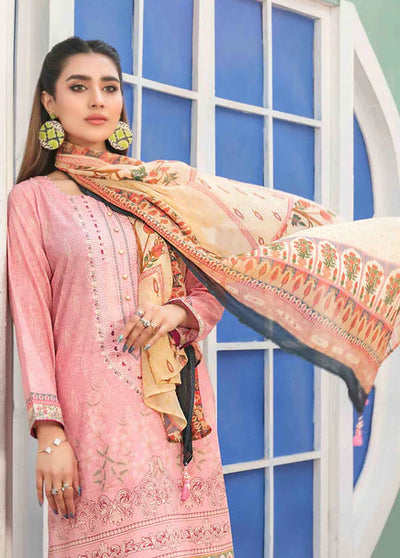 3Piece Stitched Suit By Tawakkal Tehzeeb - 04