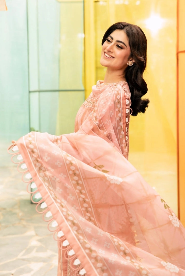 3 Piece Stitched Embroidered Suit From M.Basics By Maria.B Lawn Vol'1 Collection - 04