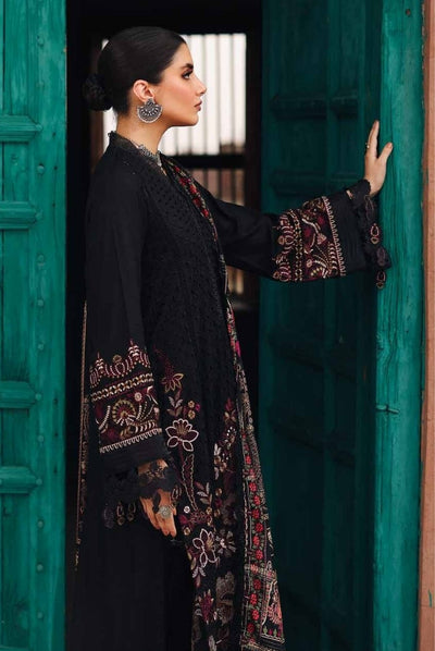 3 Piece Stitched Embroidered Jacquard Suits Collection By Nureh Maya Linen - 04