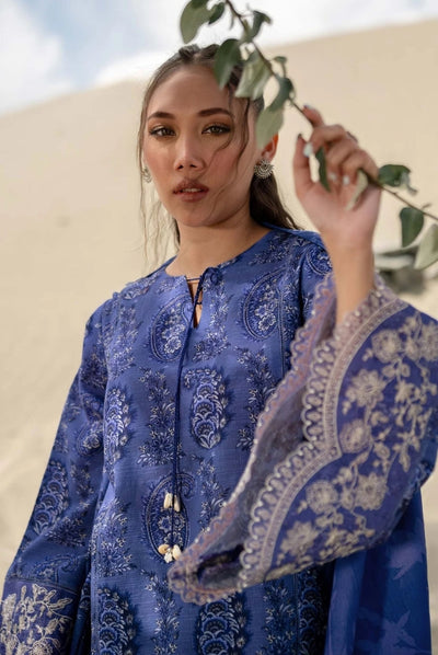 3 Piece Stitched Printed Khaddar Suit From M.Basics By Maria.B Collection - 04