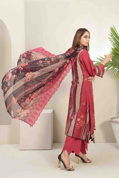 3Piece Stitched Suit By Tawakkal Raina - 04