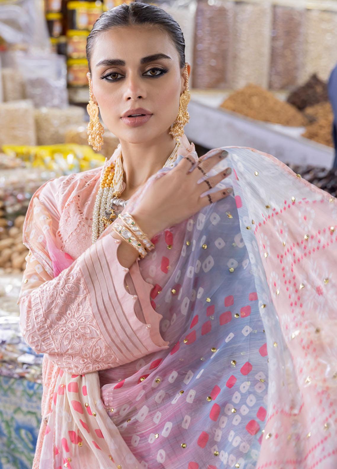 Nureh Bazaar 3 Piece Stitched Suit - 03