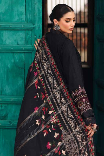 3 Piece Stitched Embroidered Jacquard Suits Collection By Nureh Maya Linen - 04