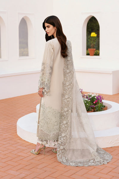 3 Piece Stitched Embroidered Lawn Suit From Baroque Eid Lawn'25 Collection - 04