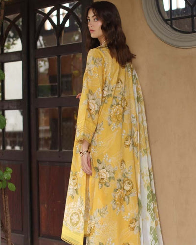 3 Piece Stitched Embroidered Chikankari Lawn Suits from Aafreen By Riaz Arts - 05
