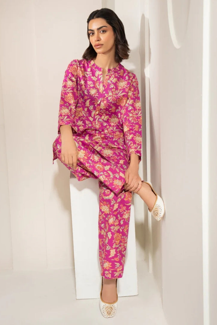 2 Pc Stitched Printed Lawn Suit By Limelight Summer Collection - 04