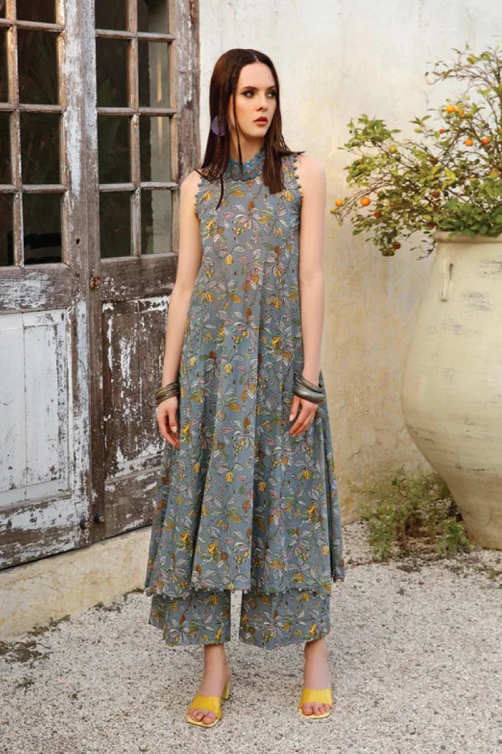 1 Piece Stitched Suit By M.Basics - 08