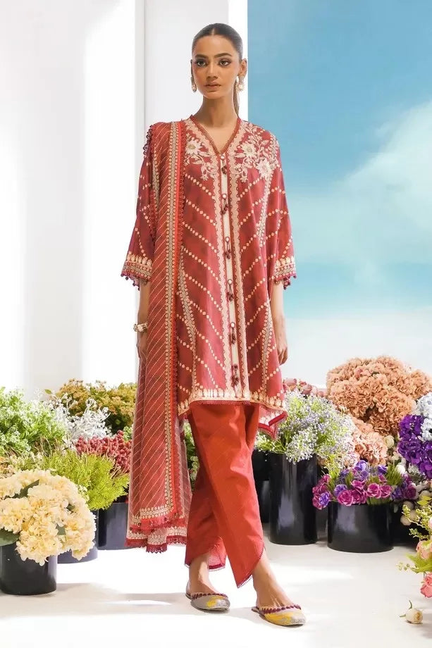 3 Piece Stitched Suit By Sana Safinaz Mahay - 24