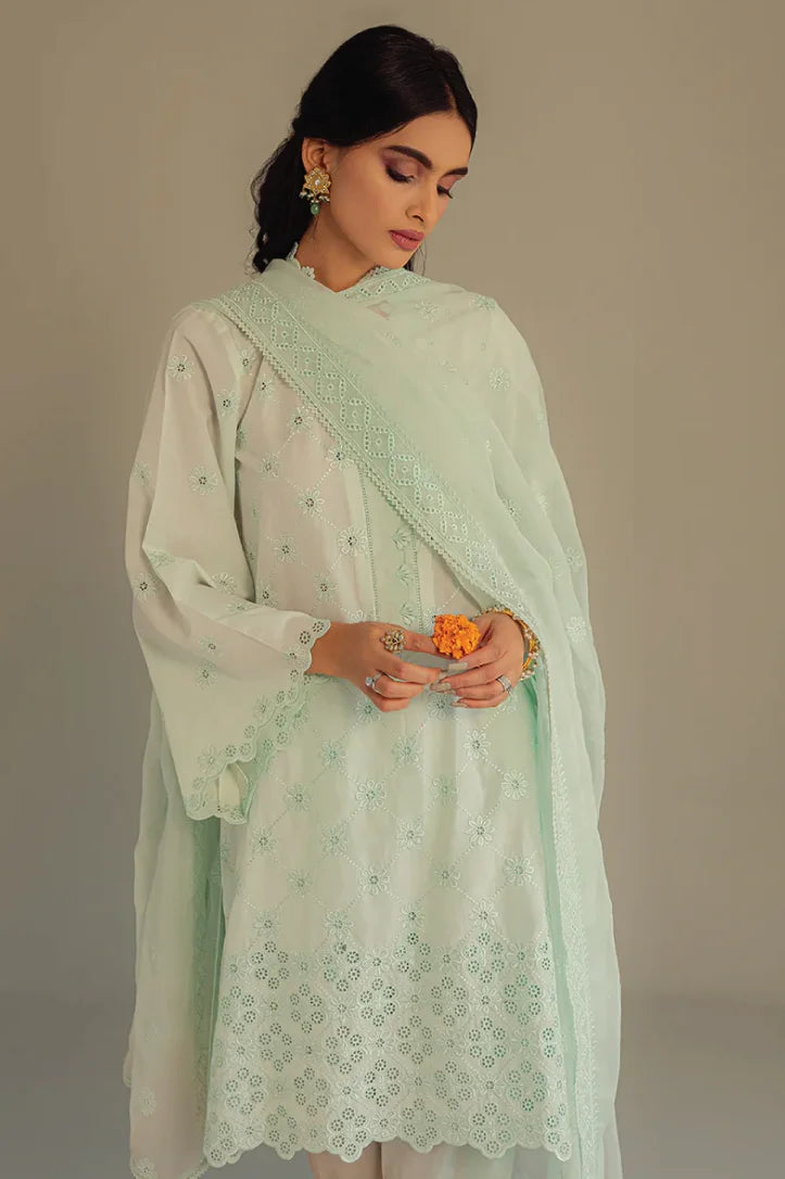 Cross Stitched 3 Piece Stitched Suit - 03