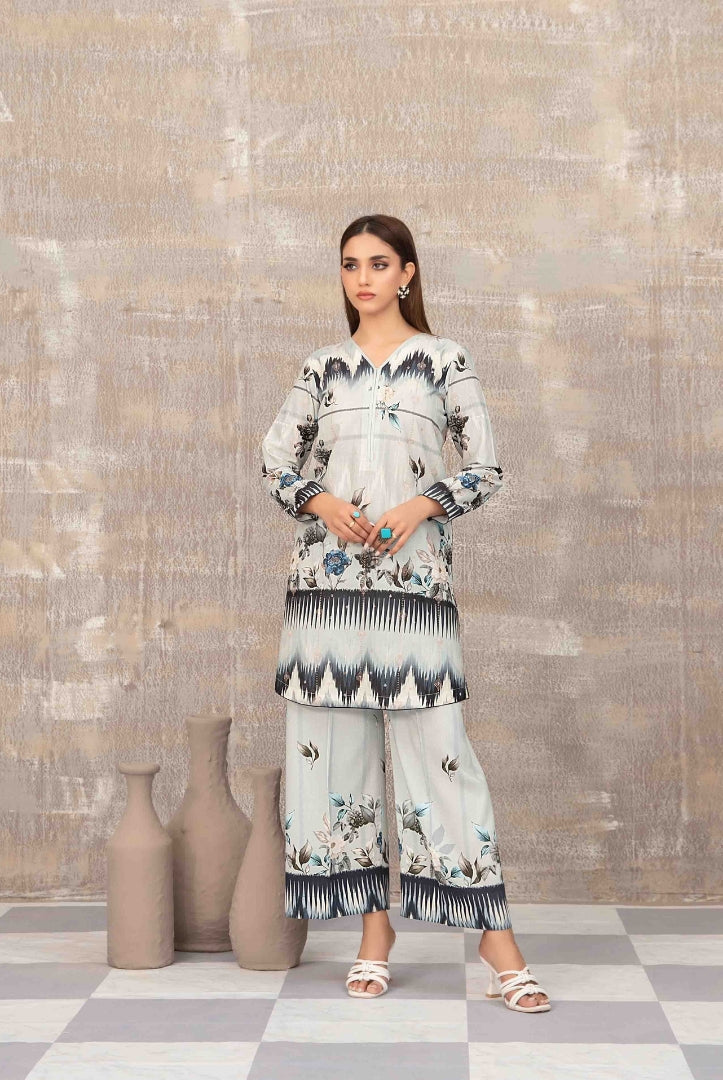 2 Piece Stitched Staple Sigital Print Saliha by Tawakkal Vol-1 - 05