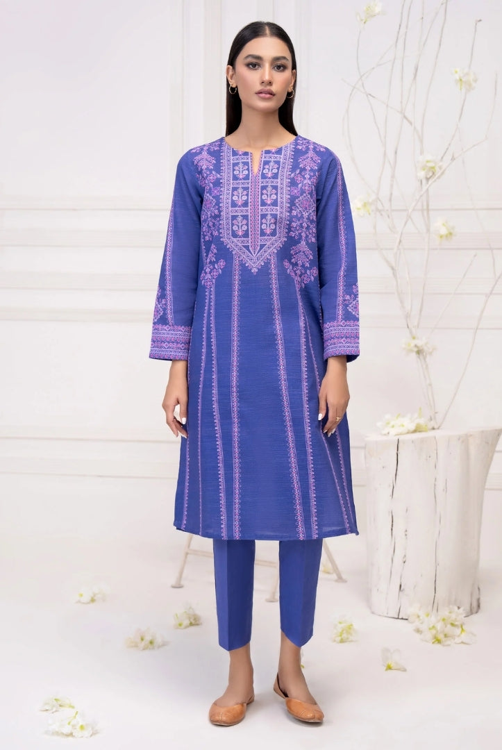 1 Pc Stitched Printed Khaddar Shirt By Limelight Winter Collection - 05