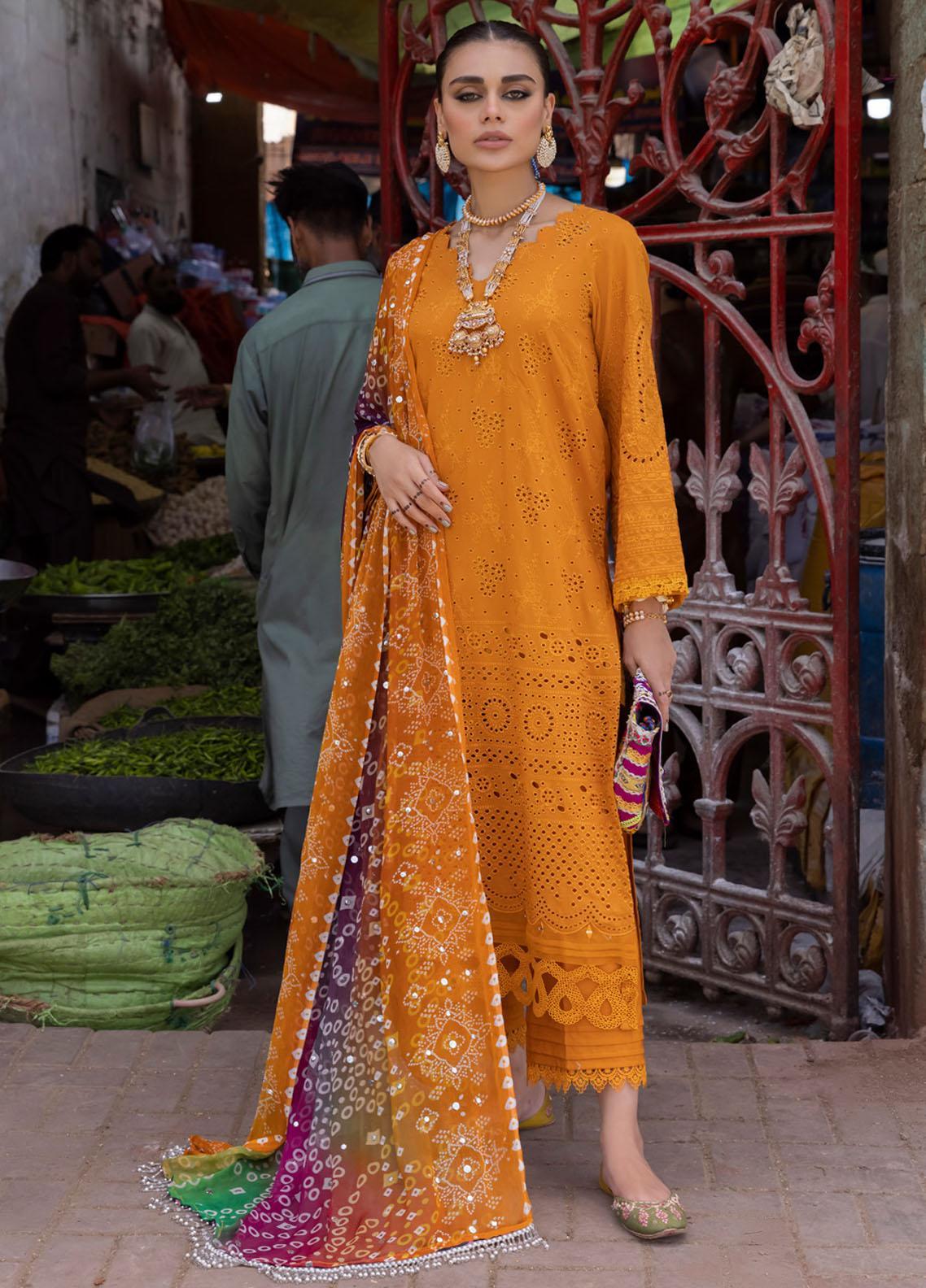 Nureh Bazaar 3 Piece Stitched Suit - 02