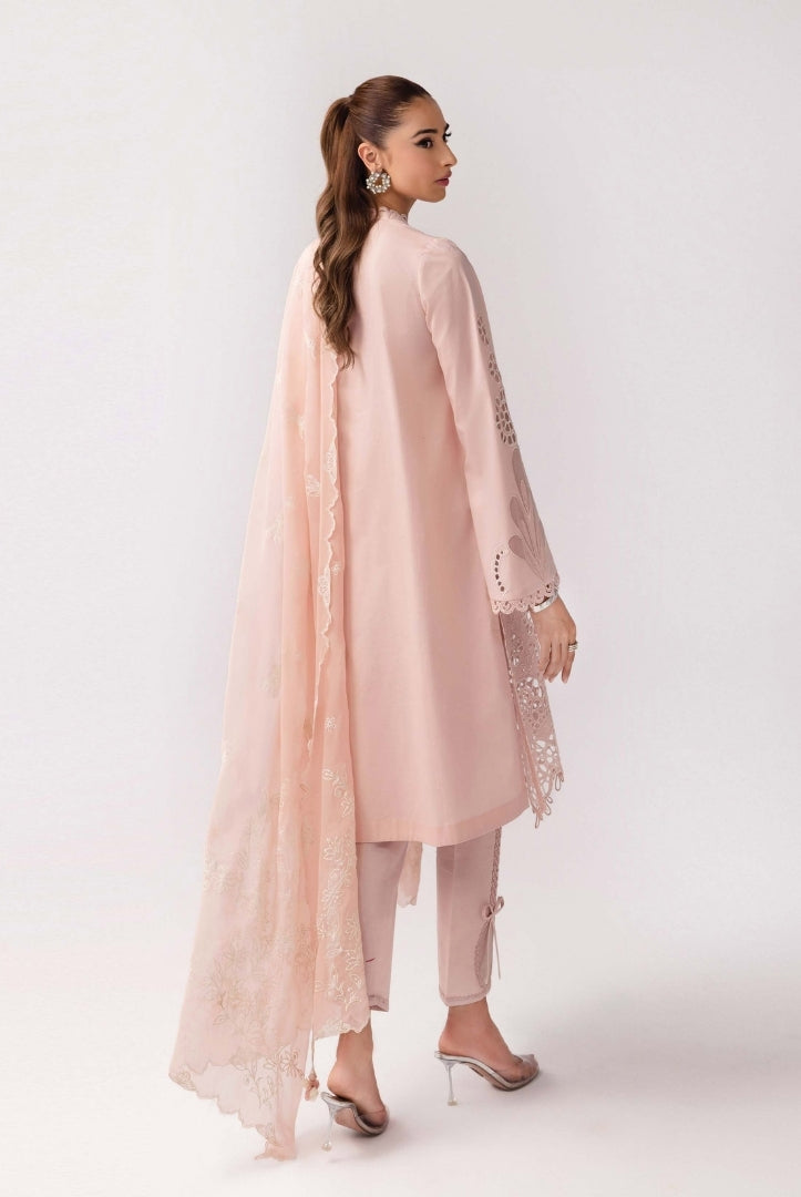 3 Piece Stitched Luxury Suits From Qalamkar Basic Pret'25 Collection - SHAREEN