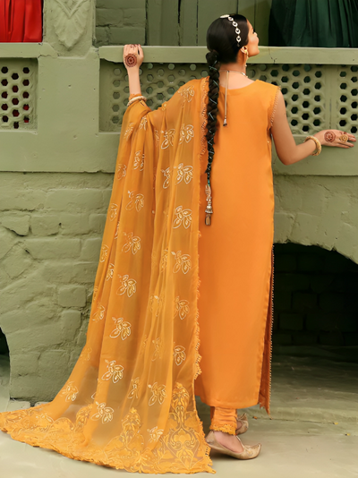 Nureh Mehmaan Nawazi 3 Piece Stitched Suit - 05