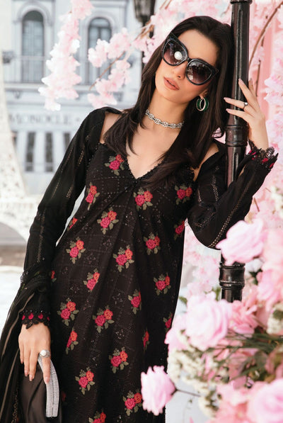 3 Piece Stitched Embroidered Lawn Suit From Maria.B By M.Prints Eid Edit Collection'25 - 05