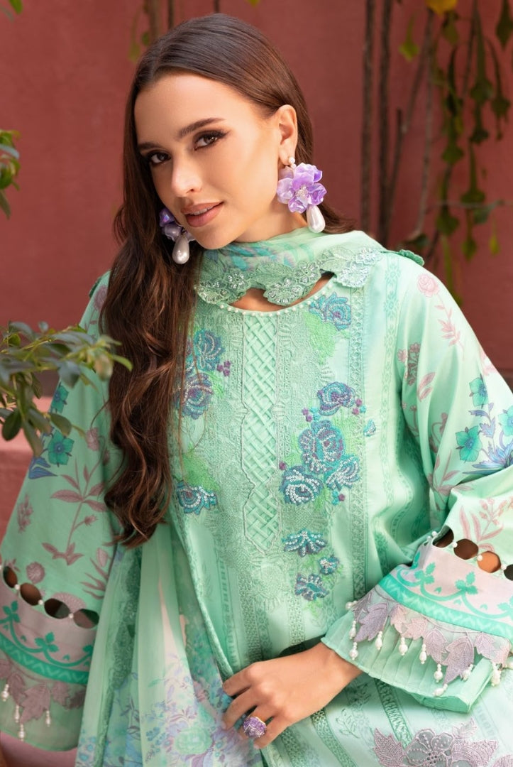 3 Piece Stitched Embroidered Lawn Suit From Charizma Sunshine Vol 1 Collection - 05