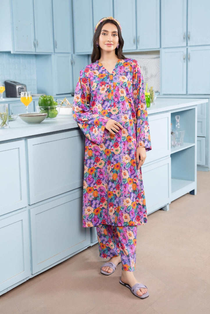 2 Piece Stitched Linen Suit From Manan By Binaas - 05