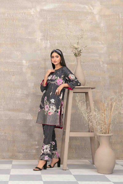2 Piece Stitched Staple Sigital Print Saliha by Tawakkal Vol-1 - 11