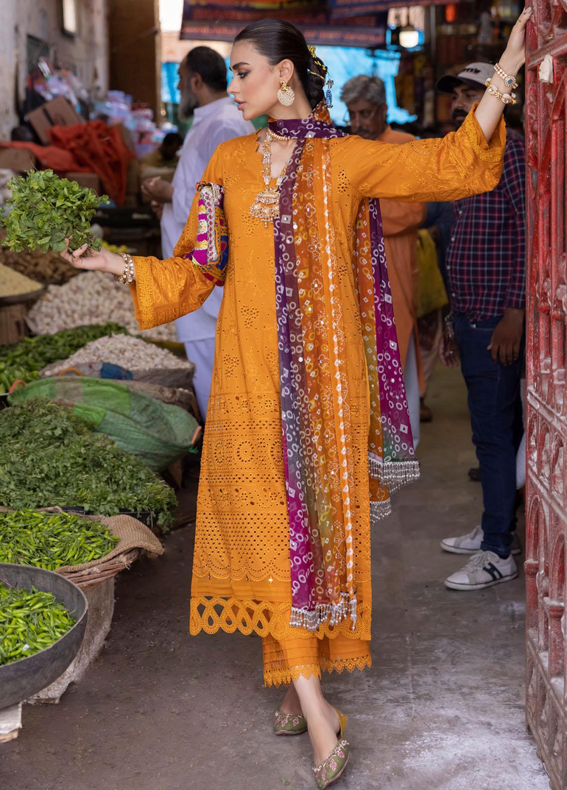 Nureh Bazaar 3 Piece Stitched Suit - 02