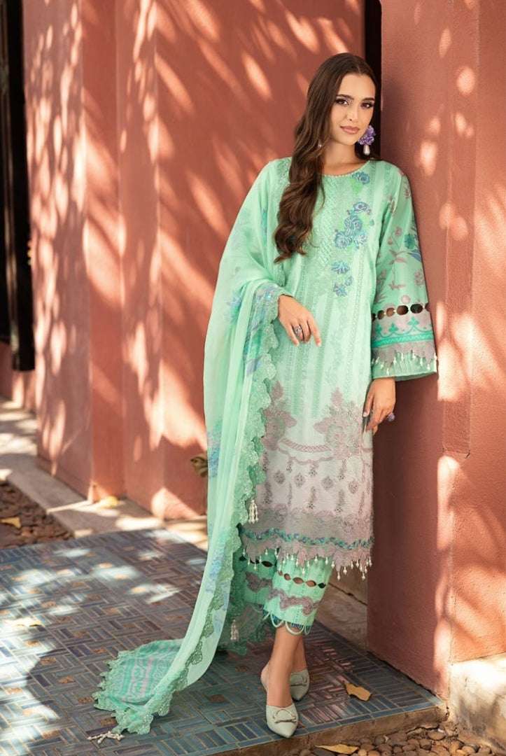 3 Piece Stitched Embroidered Lawn Suit From Charizma Sunshine Vol 1 Collection - 05