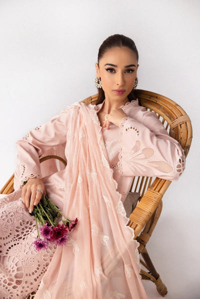 3 Piece Stitched Luxury Suits From Qalamkar Basic Pret'25 Collection - SHAREEN