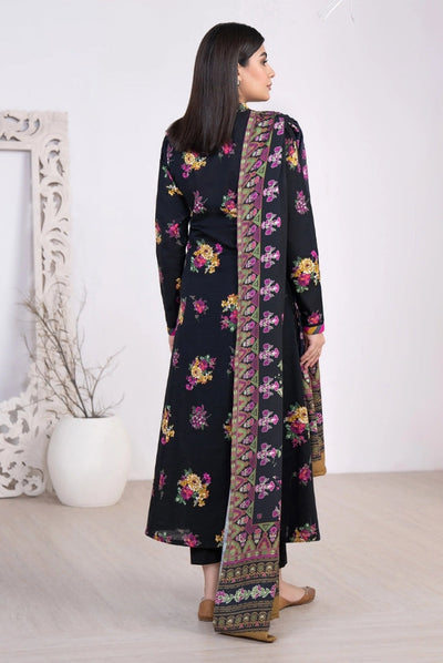 3 Pc Stitched Printed Khaddar Suit By Limelight Winter Collection - 58