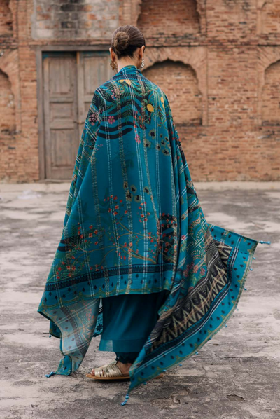 3 Piece Stitched Maya by Nureh Embroidered Self Linen Jacquard NU25MYA - NW-106