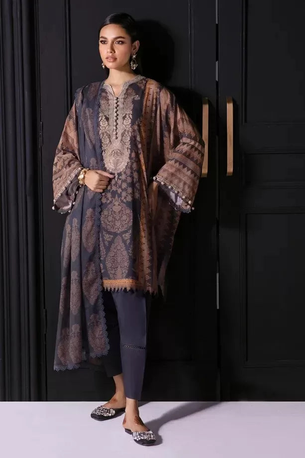 3 Piece Stitched Suit By Sana Safinaz Mahay - 03