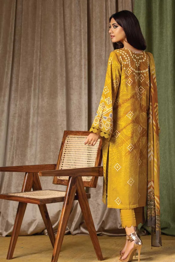 3 Piece Embroidered Chikankari Stitched Suits from Aafreen By Riaz Arts - 07