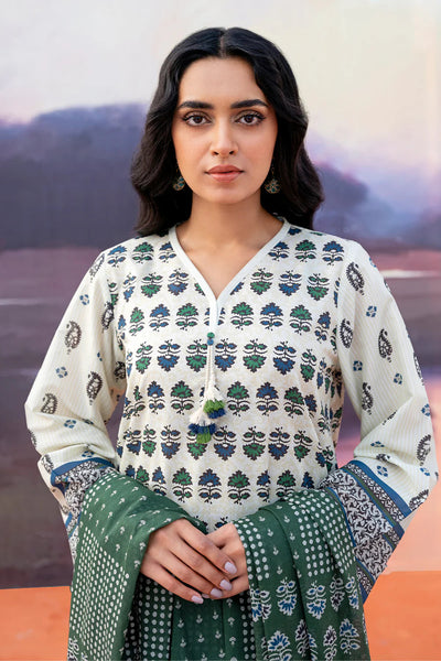 Sahar Print Edit 3 Piece Stitched Suit - 03