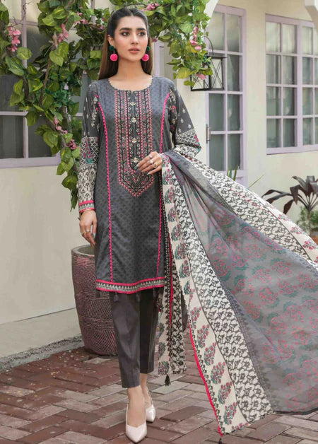 3Piece Stitched Suit By Tawakkal Tehzeeb - 06