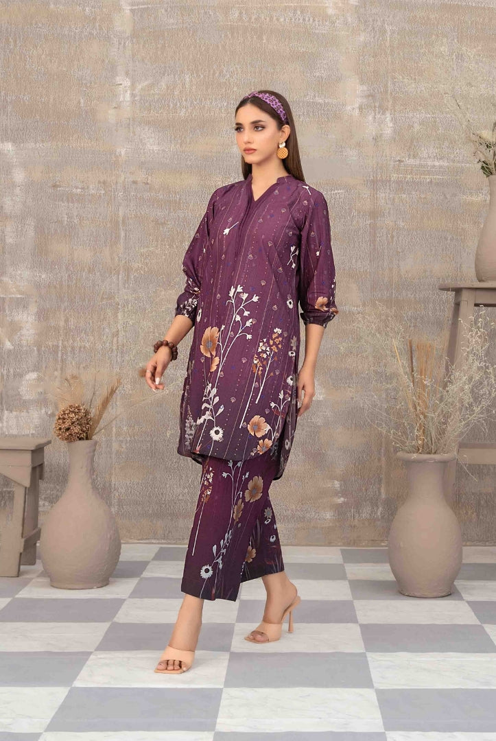 2 Piece Stitched Staple Sigital Print Saliha by Tawakkal Vol-1 - 06