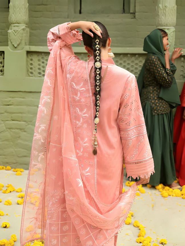 Nureh Mehmaan Nawazi 3 Piece Stitched Suit - 06