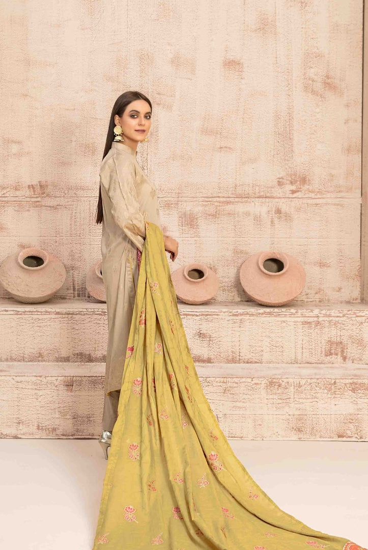 Dardina By Tawakkal 3 Piece Stitched Broshia Banarsi Lawn Suit - 06
