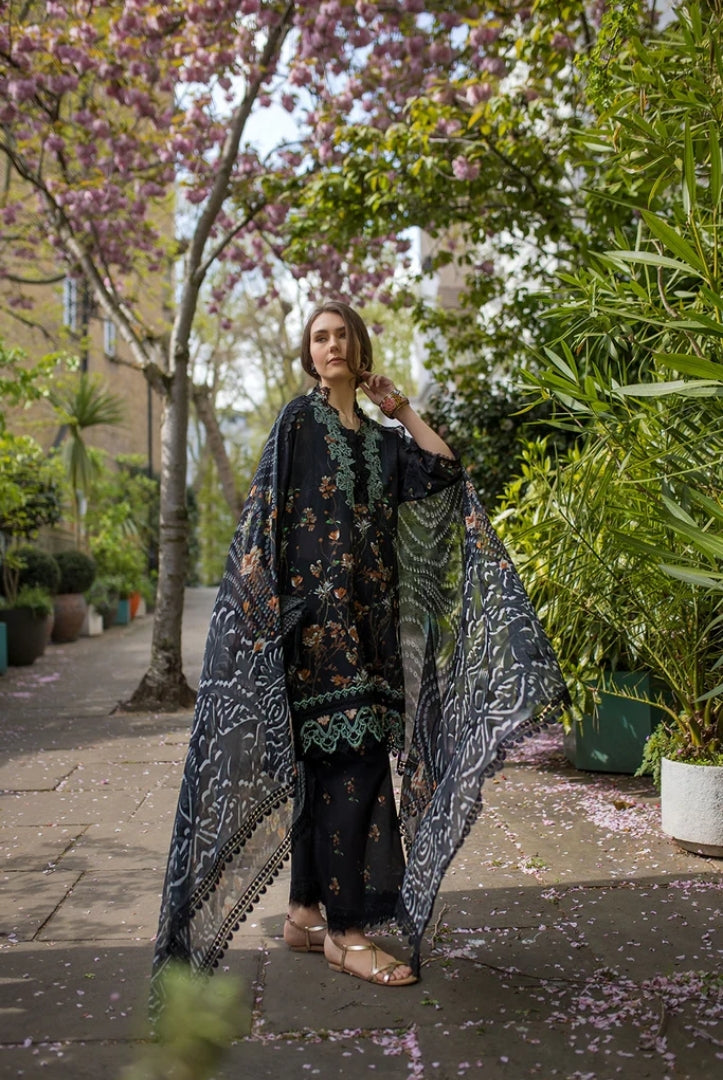 3 Piece Stitched Embroidered Printed Lawn Suit From Sobia Nazir Basics'25 Collection - 06