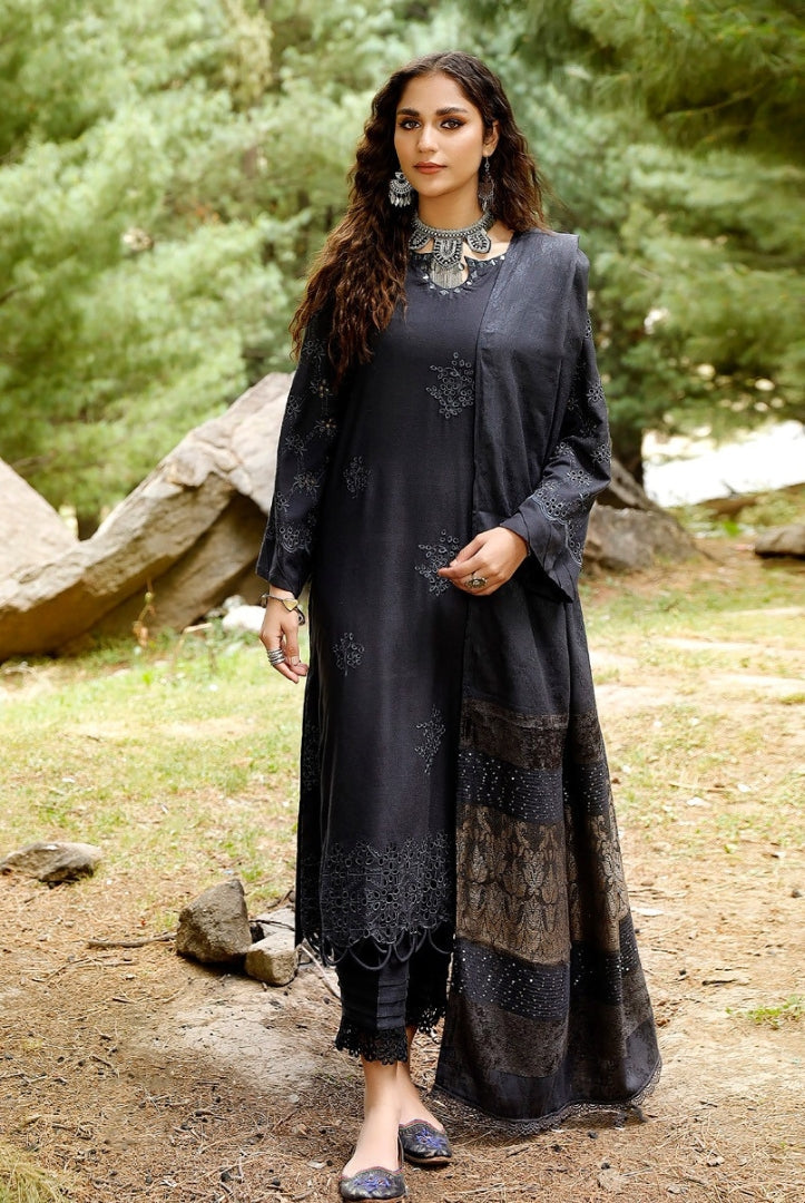 Tehzeeb By Riaz Arts Embroidered Leather Peach Suits Collection - 06