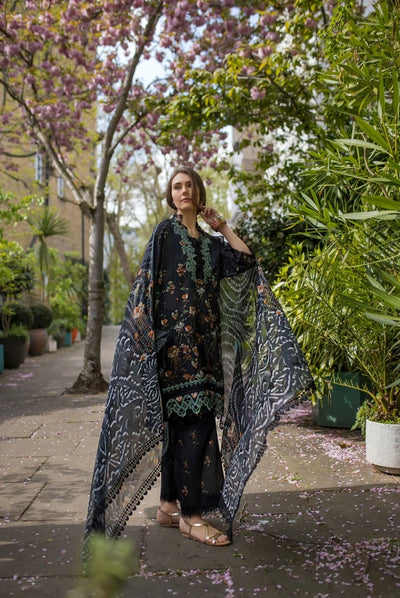 3 Piece Stitched Embroidered Printed Lawn Suit From Sobia Nazir Basics'25 Collection - 06