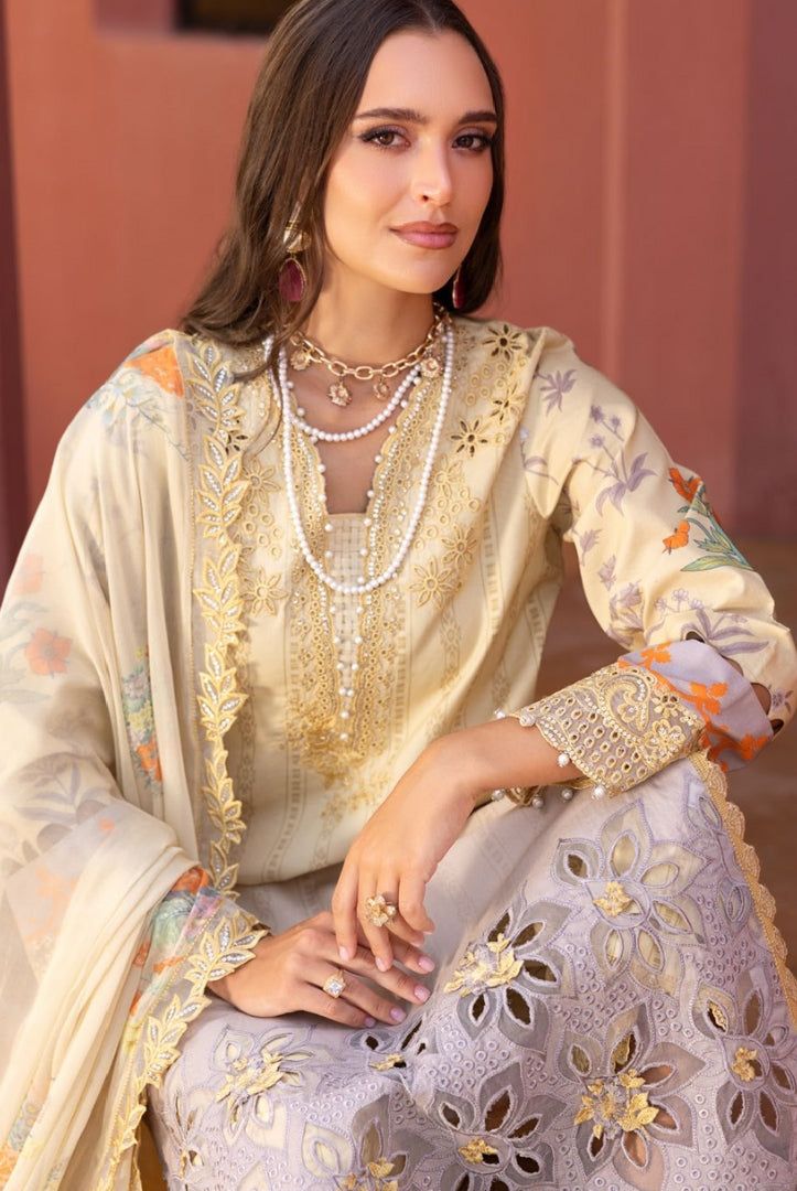 3 Piece Stitched Embroidered Lawn Suit From Charizma Sunshine Vol 1 Collection - 06